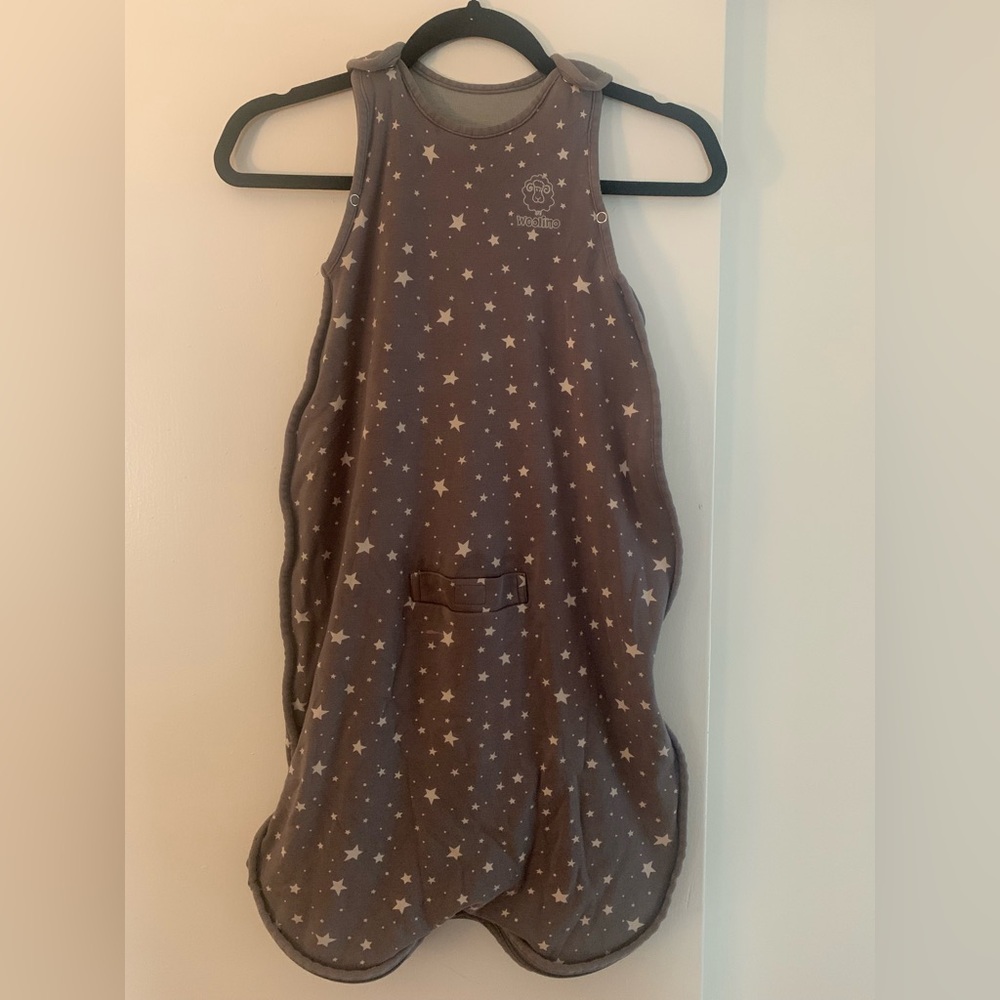 4 Season® Ultimate Baby Sleep Bag, Merino Wool & Organic Cotton, Star Gray